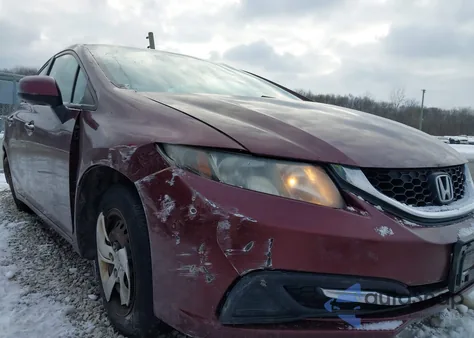 2013 Honda Civic Lx from USA, damaged, VIN 2HGFB2F53DH545499